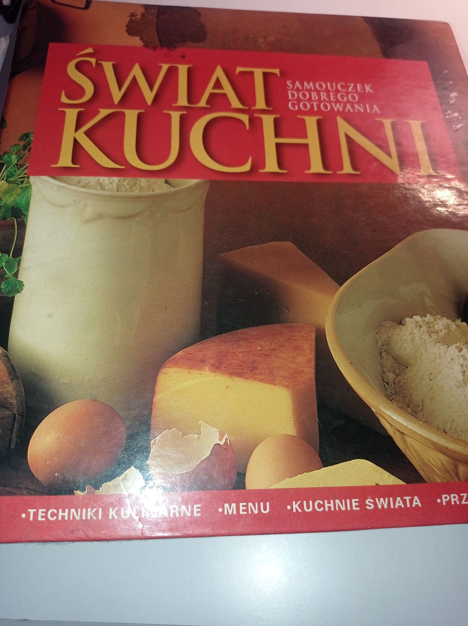 Świat kuchni przepisy kucharskie kulinarne segregator
