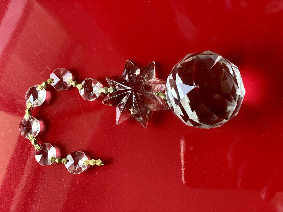 Хрустальные подвески для люстры,бра.БОЛЬШОЙ хрустальный Шар.Чехия.