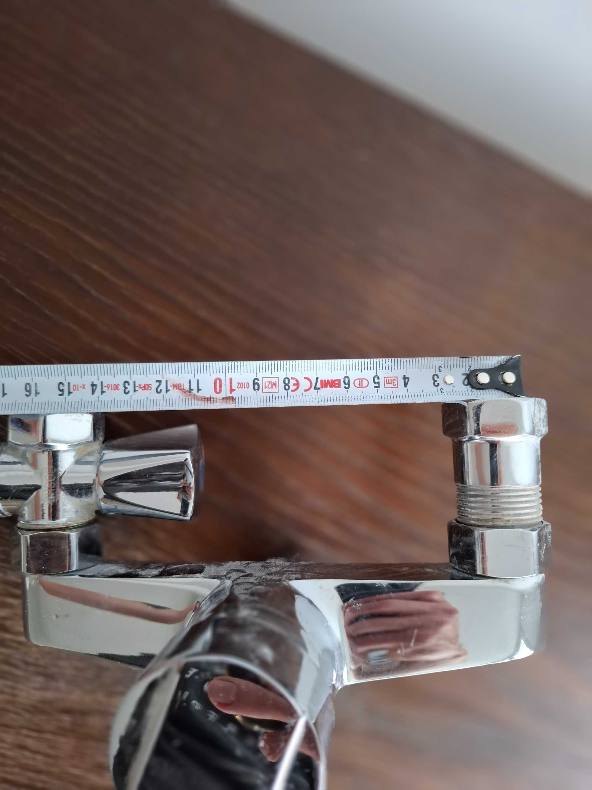 Bateria łazienkowa + kran pod pralkę, używana
