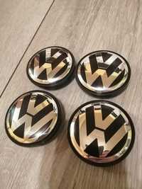 Nowe! Dekielki VW 65mm / 56mm Volkswagen Kapselki Emblematy Felgi Znac