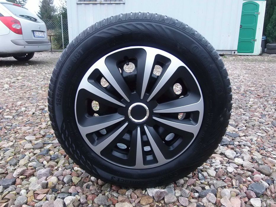 Kołpaki 13 14 CZARNE Opel Ford Fiat BMW Seat Honda Renault Peugeot KIA