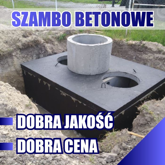 Szambo betonowe Zbiornik betonowy Deszczówka #ATEST# #GWARANCJA#