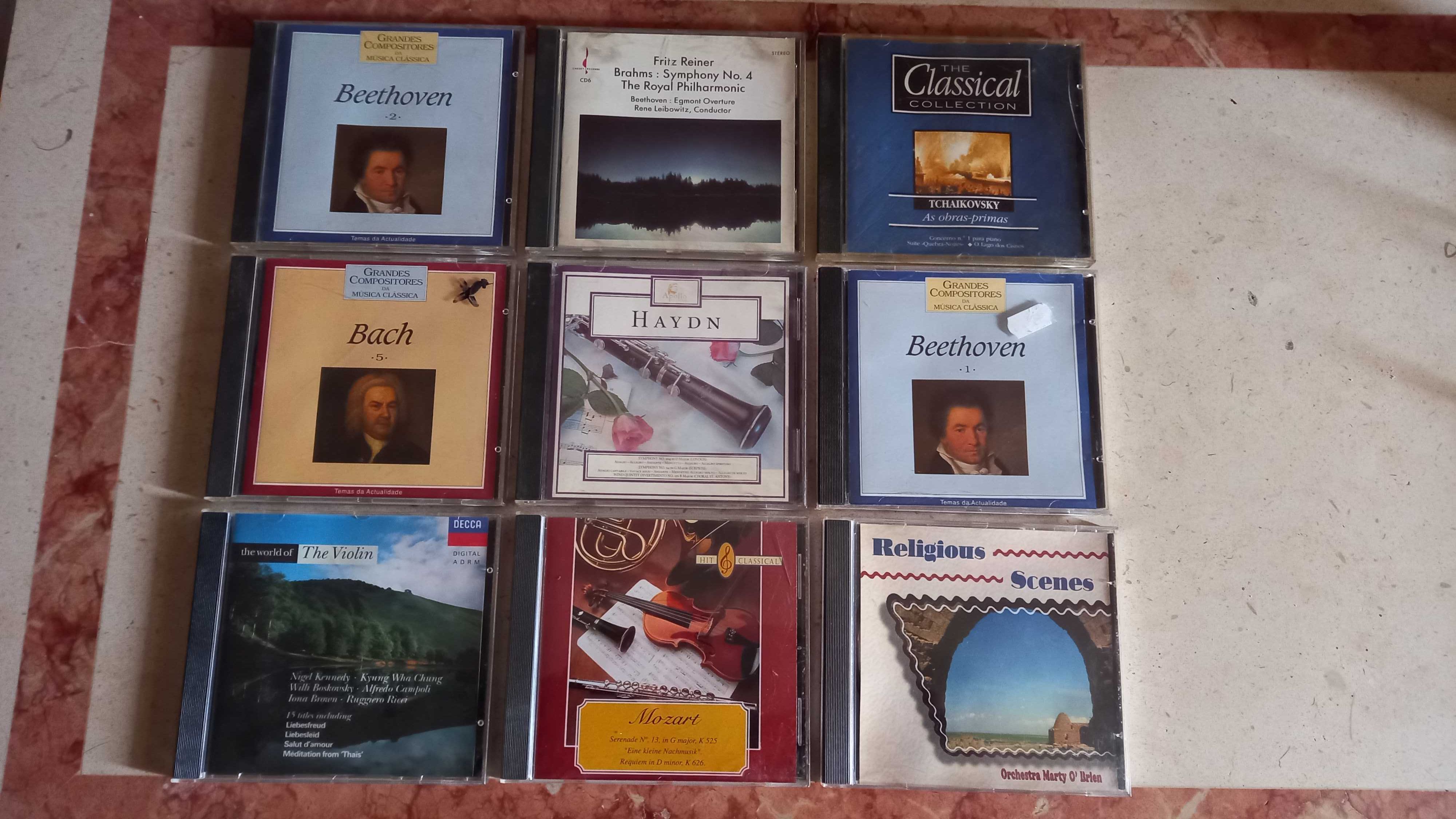 CD`S de música clássica e Jazz