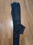 Spodnie czarne woskowane jak skórzane rozm. 36 slim fit  Leara Woman
