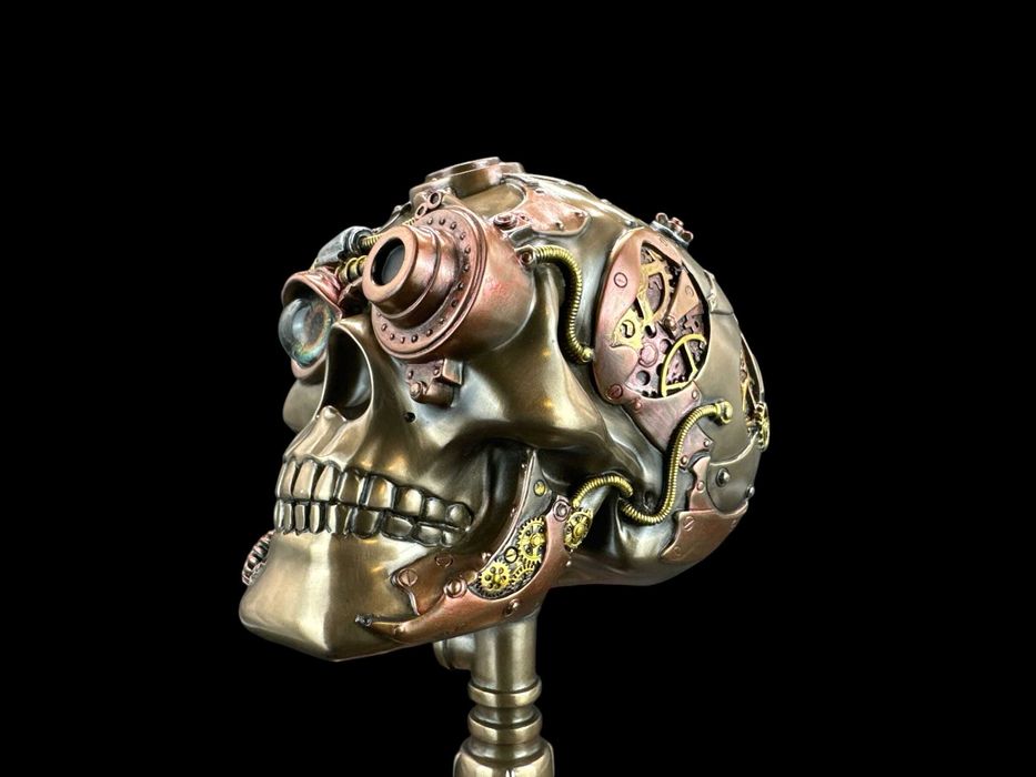 Czacha, Czaszka na podstawce Steampunk VERONESE (WU76570V4)