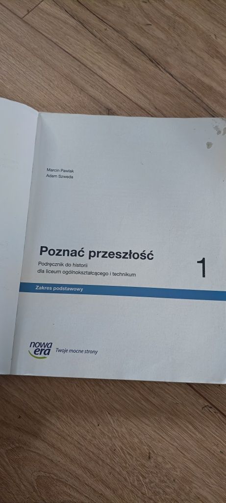 Poznać przeszłość 1 zakres podstawowy nowa era
