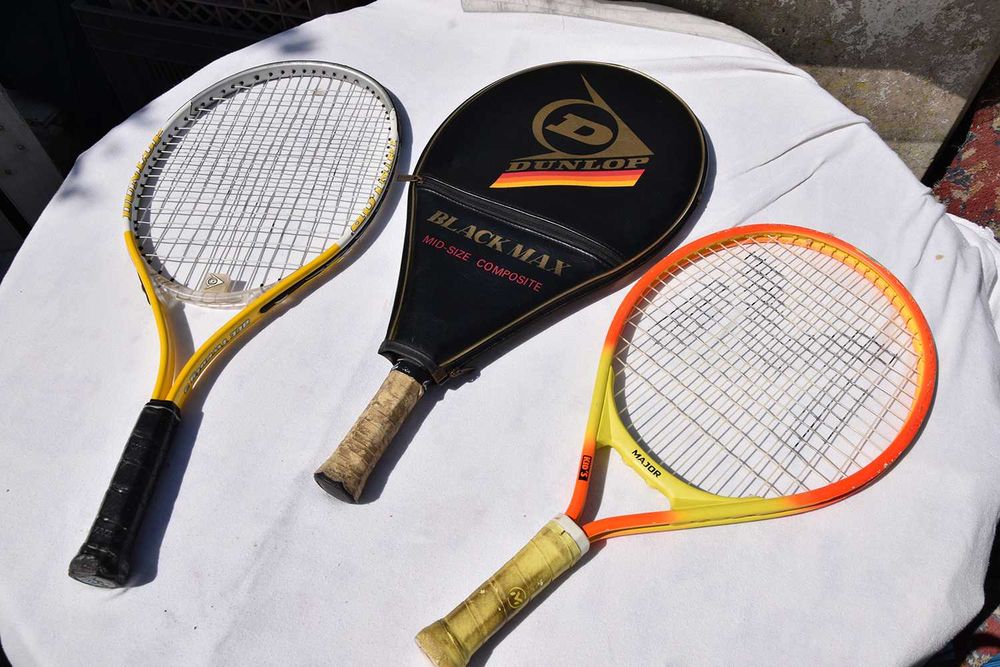 Raquetes Dunlop e Major