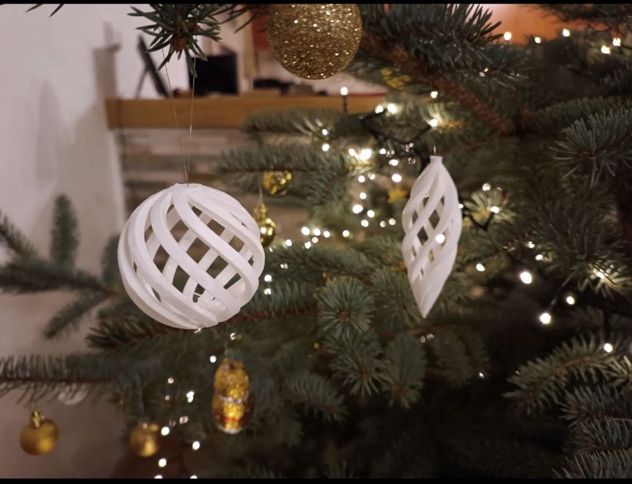 3D друк новорічних прикрас / ялинкових іграшок /