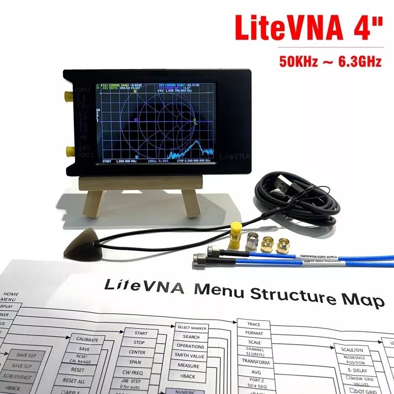 Антений аналізатор до 6ГГц.Lite VNA 4