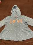 Niebieska bluza w kropki 92/98 love