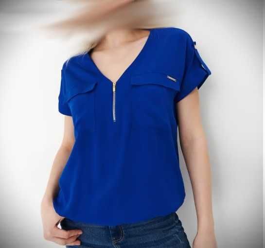 Niebieska bluzka Mohito 36-40