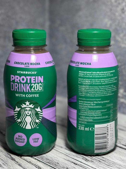 Протеїновий напій кава латте Starbucks шоколад мока 330мл