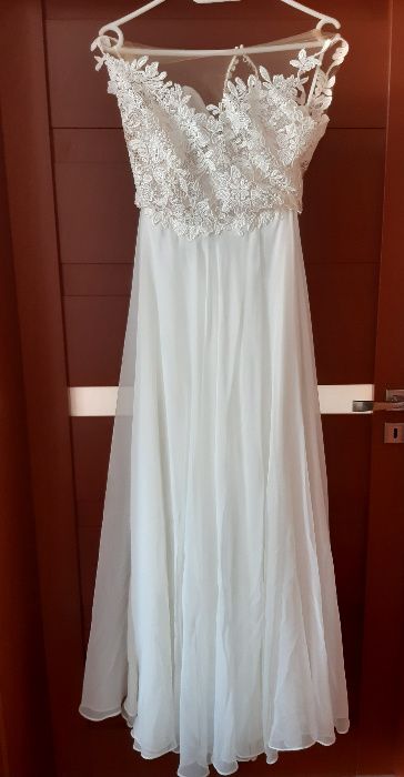 Suknia ślubna, rozmiar 36, ivory
