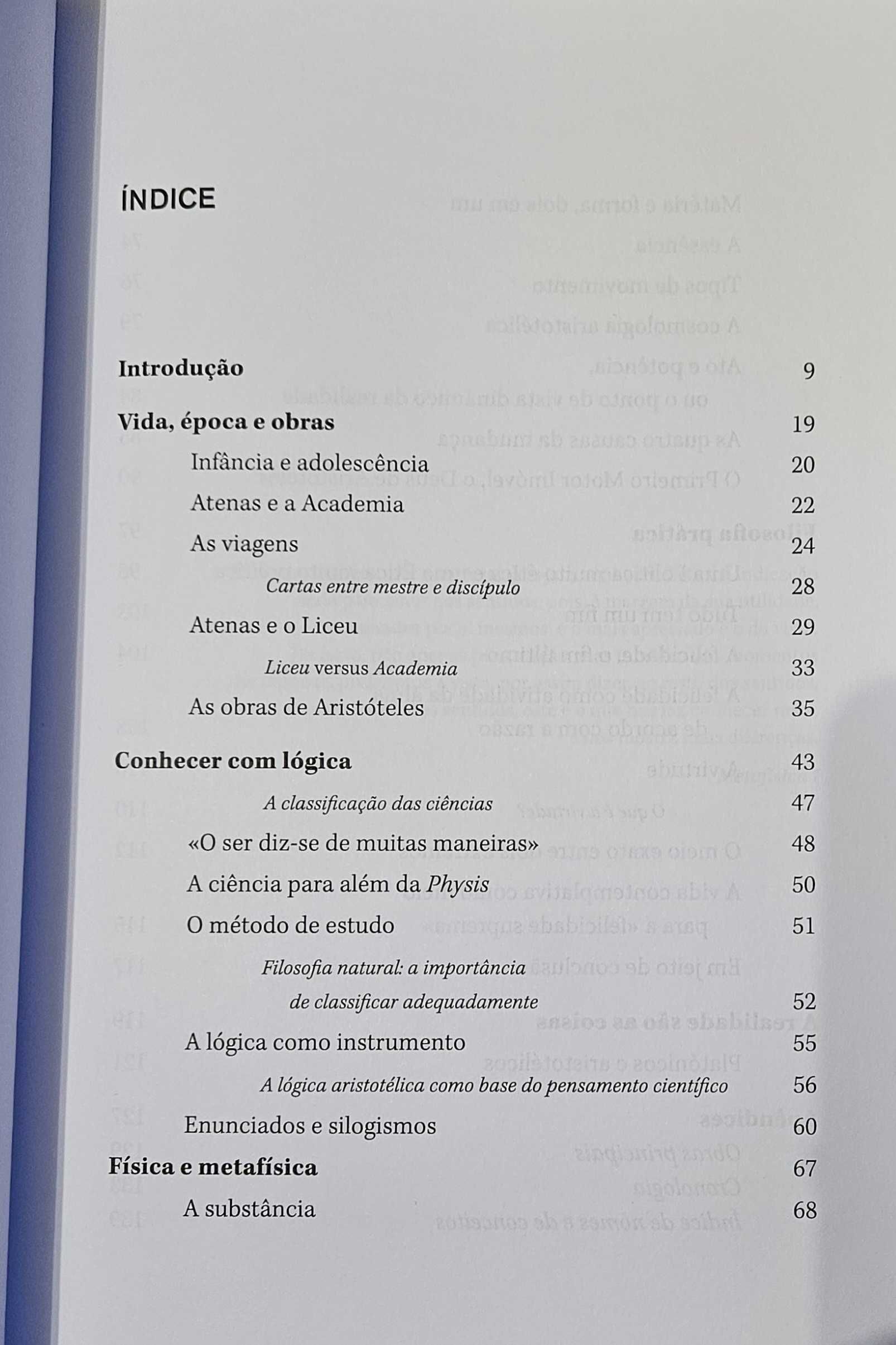 Livro Aristóteles - da potência ao ato