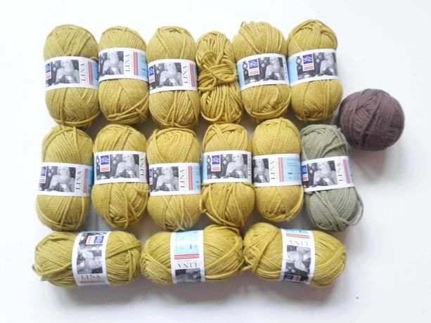 Włóczka 40% Wełna 5,9zł/50gr Zestaw 670 gr
