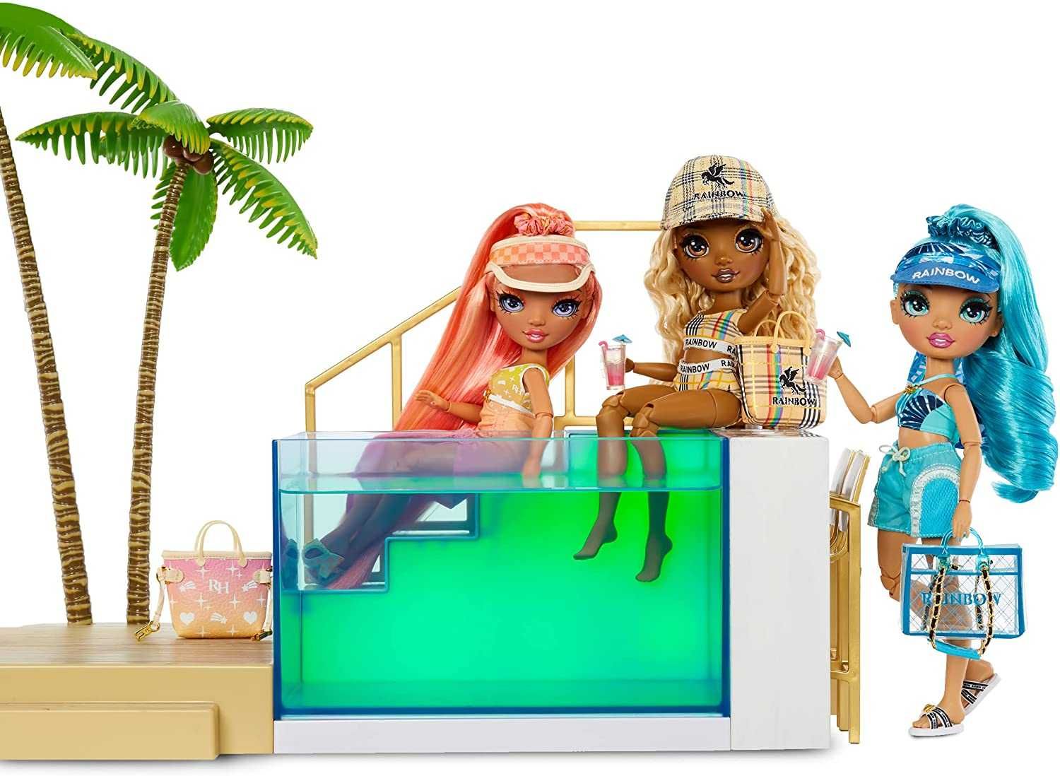 Rainbow High Pool & Beach Playset. Рейнбоу хай басейн.