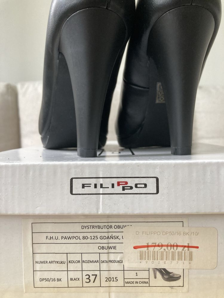Buty Filippo na obcasie