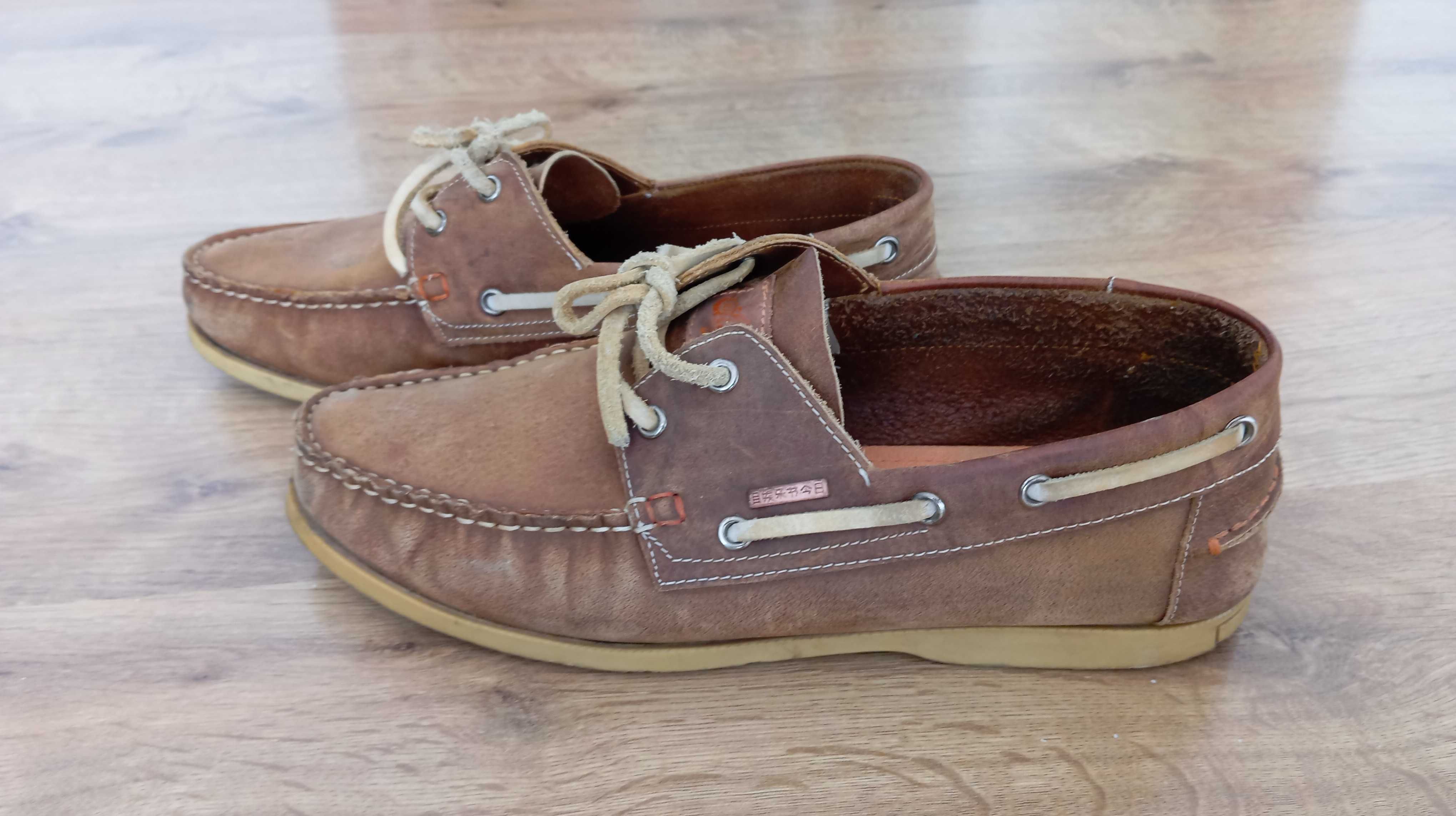 SUPERDRY mokasyny 44 skóra