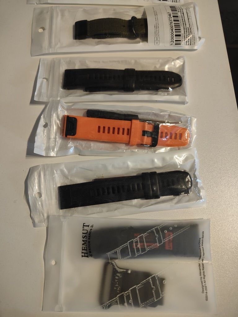 Zegarek/smartwach Garmin Fenix 5 plus 19 pasków, 2 szkła, bazel,