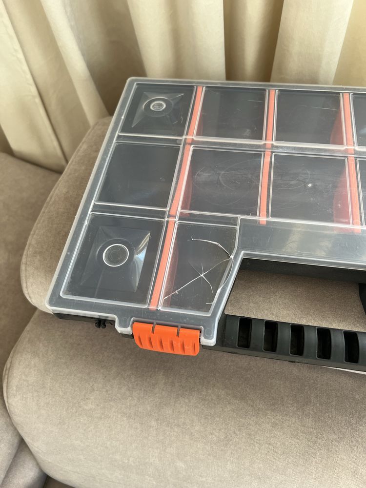 Pudelko organizator z przegrodkami 39x27x7