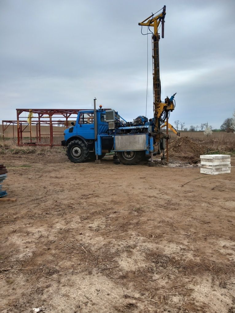 Wiertnica do studni Mercedes Unimog Nordmeyer