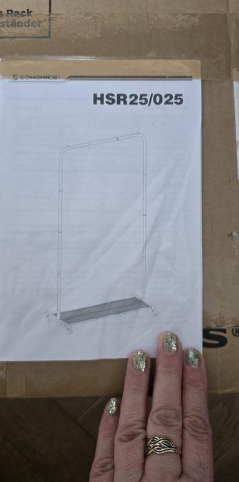 wieszak na ubrania SONGMICS ,mobilna garderoba