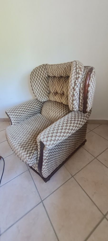 Cadeirão Sofá 2 uni / Sofá 3 lugares