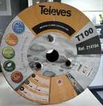 Cabo Coaxial TELEVES T100 Ref. 214104
