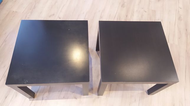 Czarne stoliki Ikea