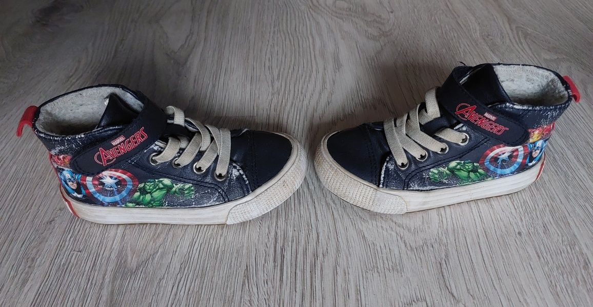 H&M buty do kostki marvel avengers, lekko ocieplane rozm 25