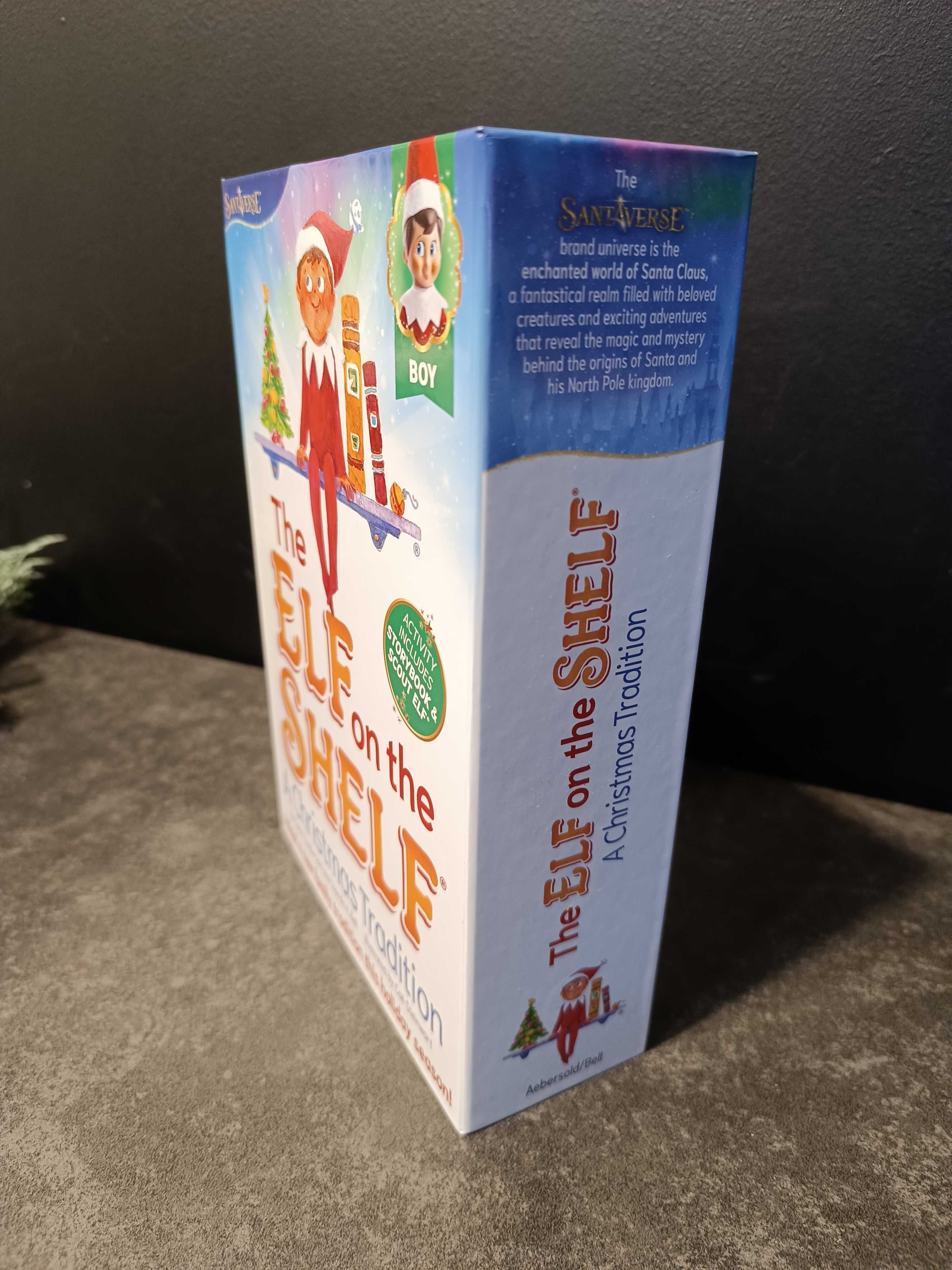 Oryginalny elf on the shelf chłopiec plus książka
