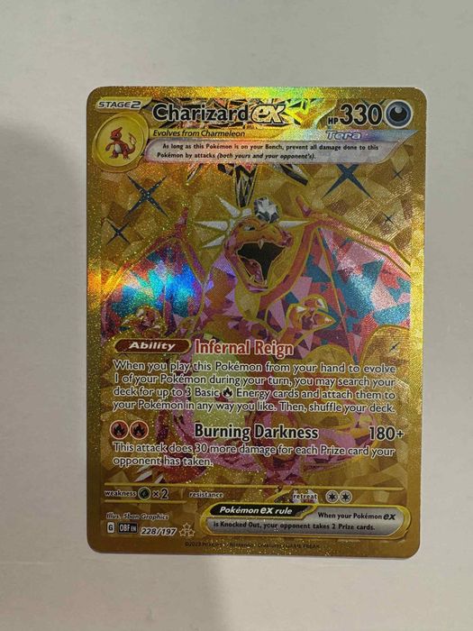 Karta Pokemon Charizard EX