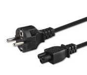 Kabel zasilający do zasilacza laptopa Koniczynka (0,5m-1m)