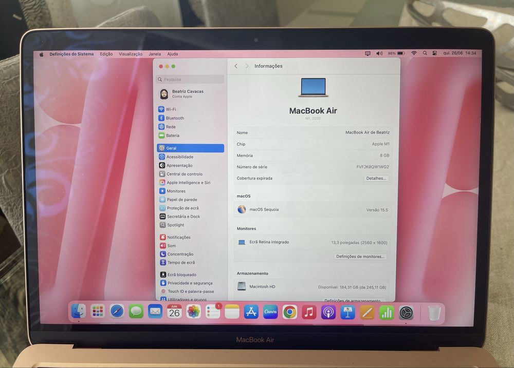 Vendo Macbook Air M1