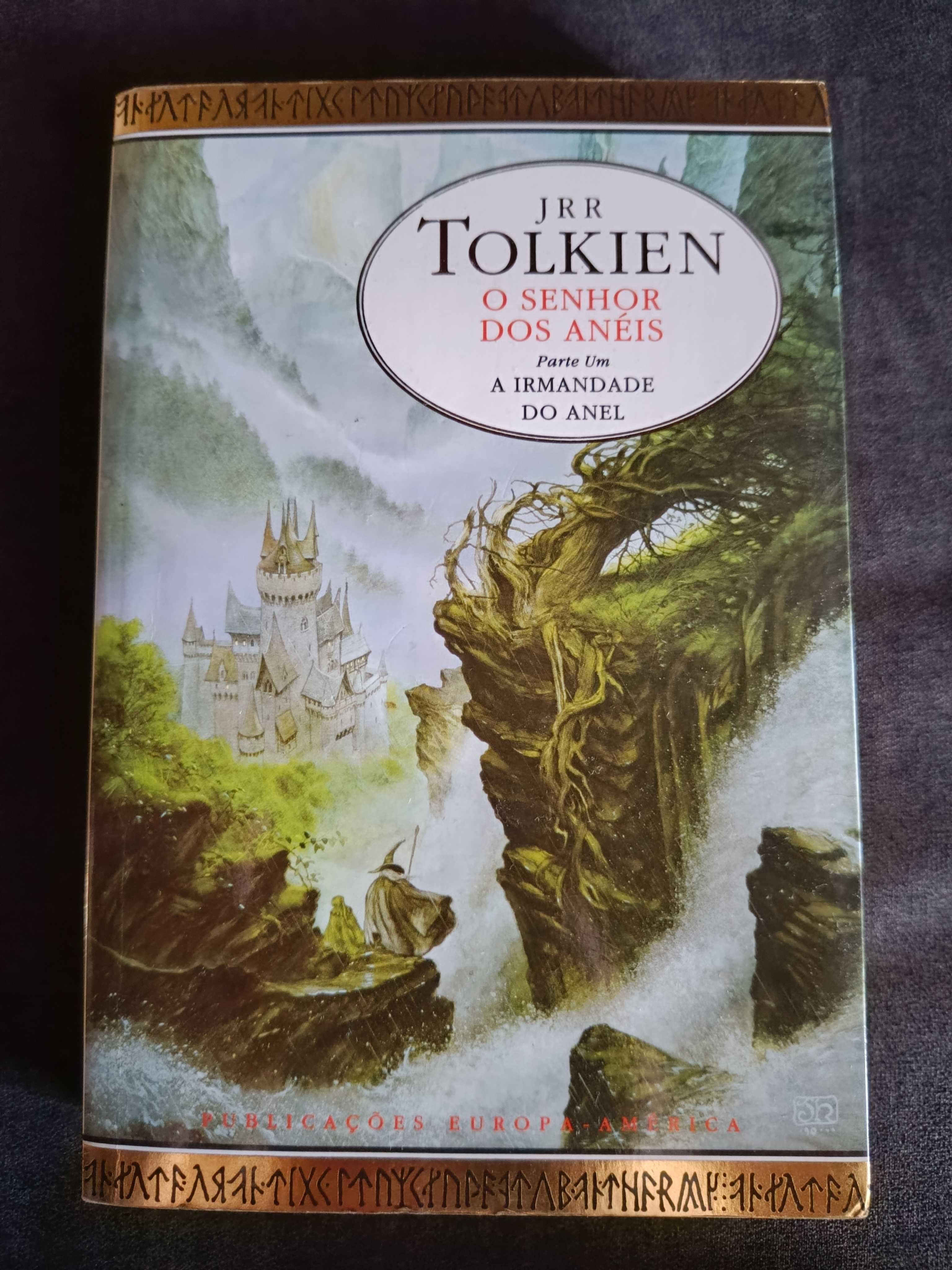 Trilogia O Senhor dos Anéis - J R R Tolkien (portes incluídos)