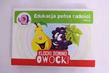 Klocki domino Owocki