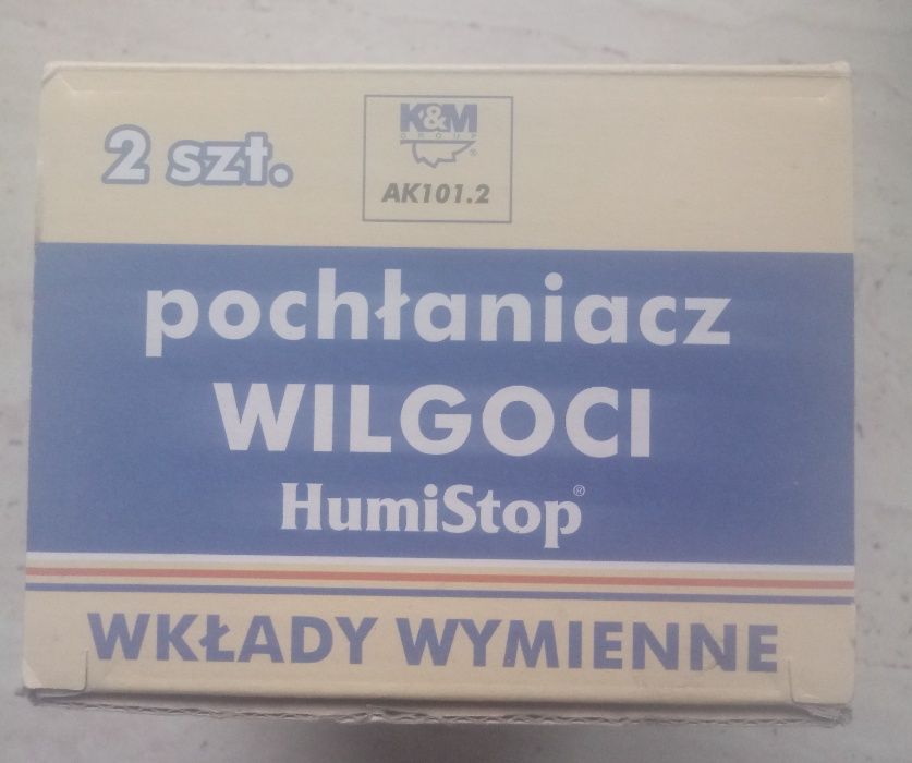 Uniwersalny pochłaniacz wilgoci HumiStop AK 101 + dwa wkłady