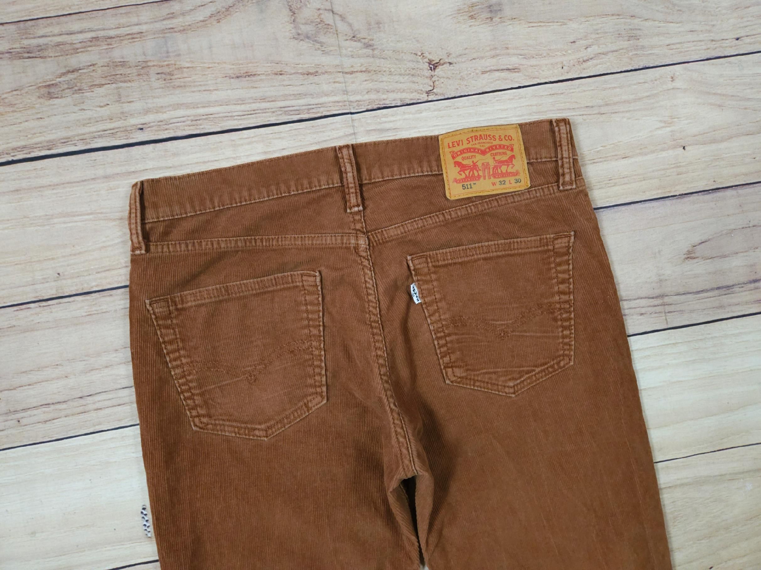LEVI'S 511 Spodnie Sztruksowe Męskie r. 32/30