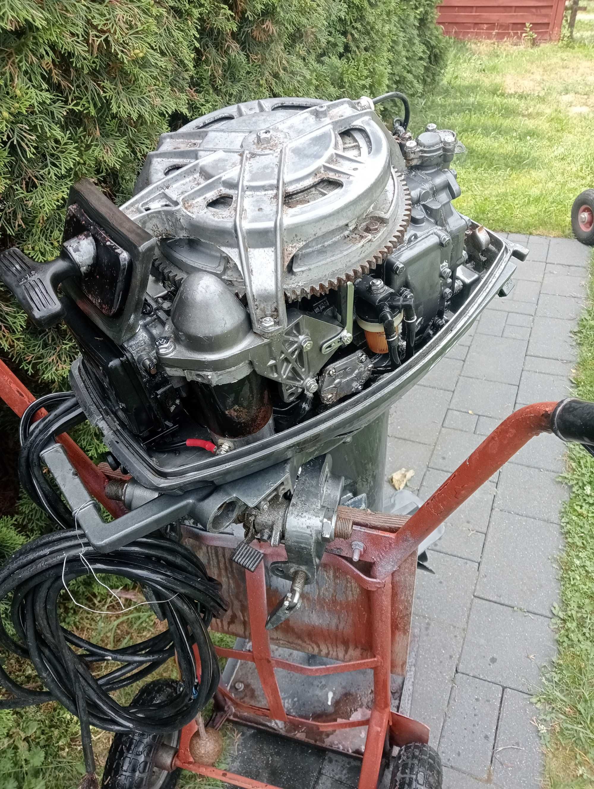 silnik zaburtowy Yamaha 25 rozrusznik