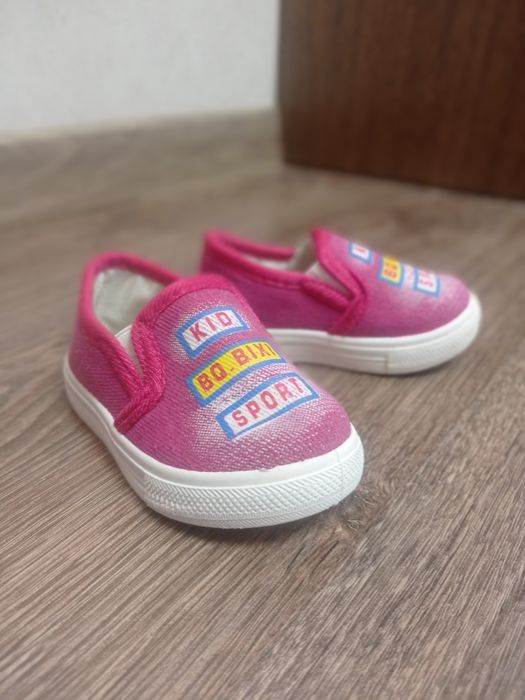 Текстильні кеди для дівчинки