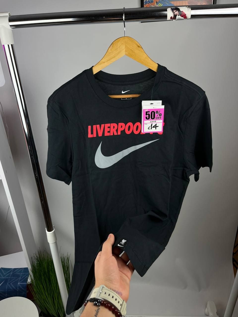 ОРИГИНАЛ! Футболка Nike Liverpool (найк tee оригінал original swoosh)