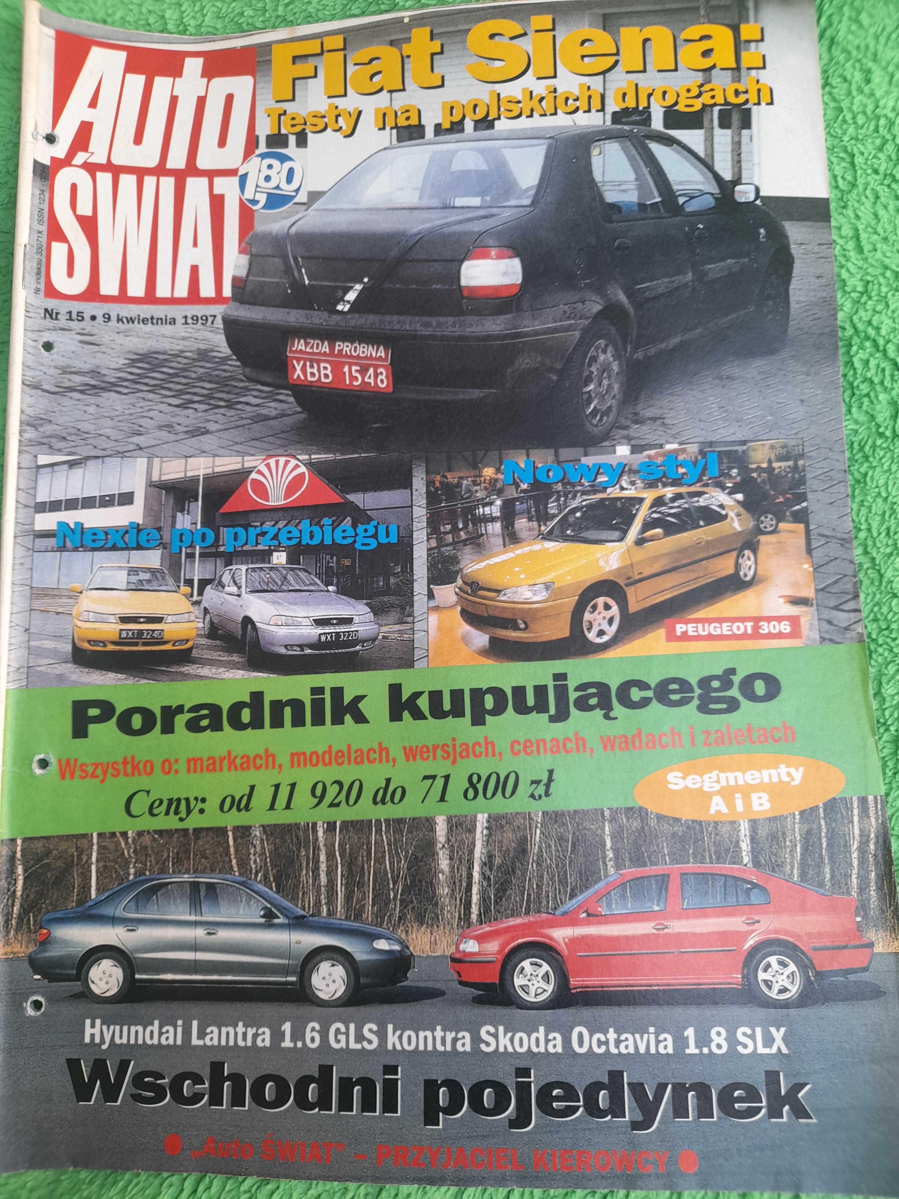 AŚ Daewoo Nexia Siena Wartburg Fiat 126p Tico Cinquecento Uno rok 1997