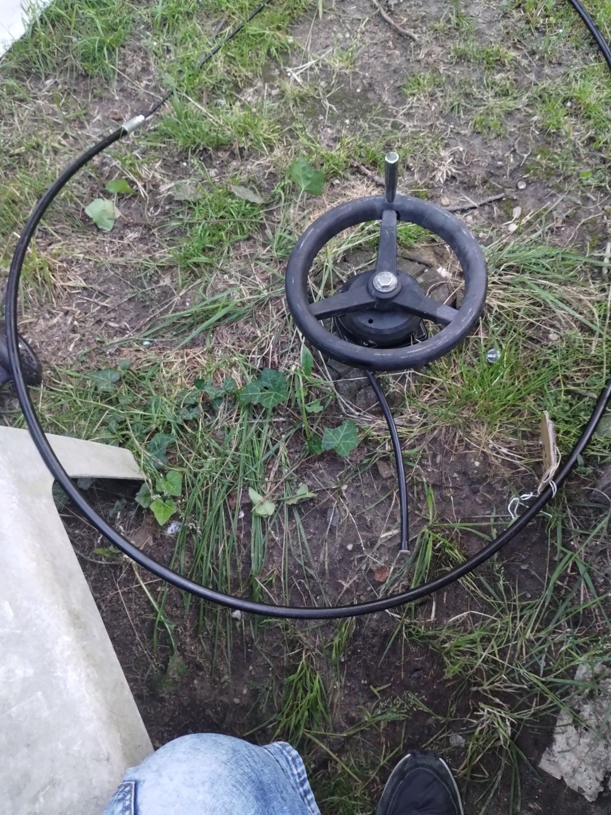 Sterociag kierowniczy do łodzi i Rib , grubość linek 8 mm. 6mm.