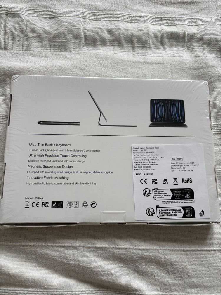 Nowe magic keyboard etui klawiatura biała Apple iPad Pro 11 air 11 4 5