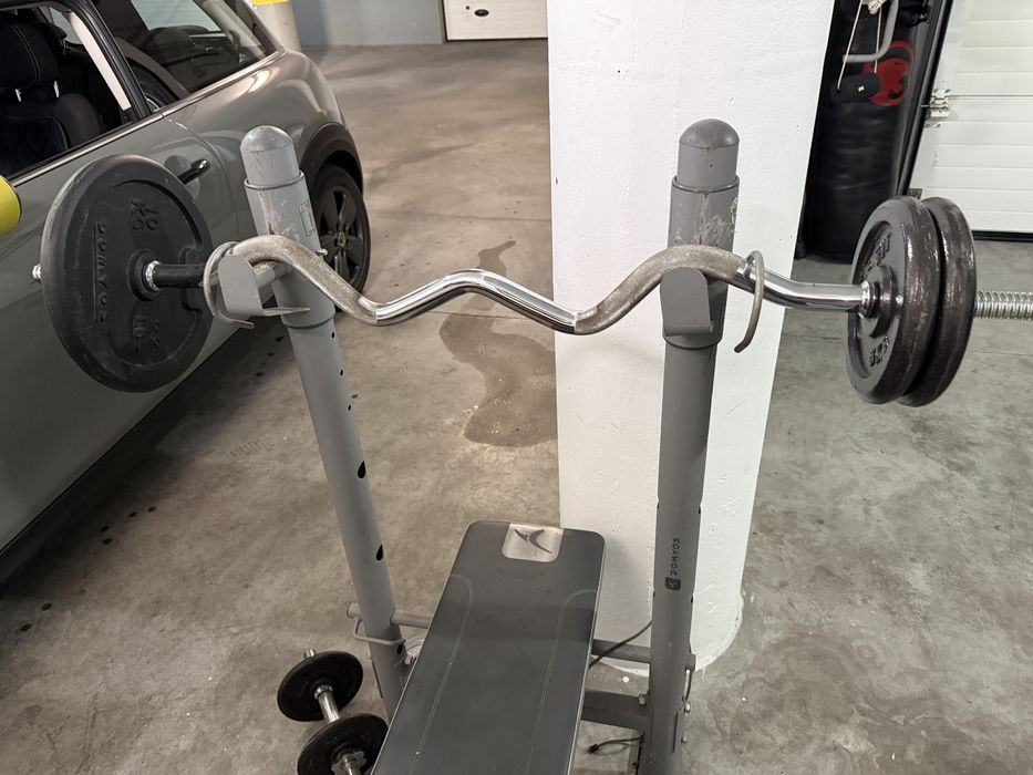 Banco + Barra + Pesos