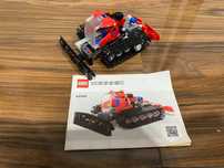 Zestaw Lego technic - pług 42148 + dźwig Cobi