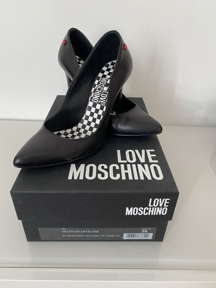 Szpilki, czółenka LOVE MOSCHINO, rozmiar 36