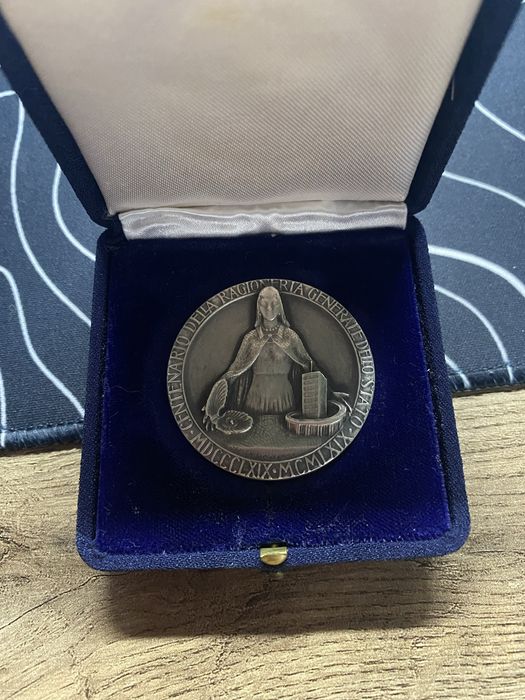 срібна медаль 986 СТОЛІЧЧЯ ДЕРЖАВНОГО ОБЛІКУ Італія