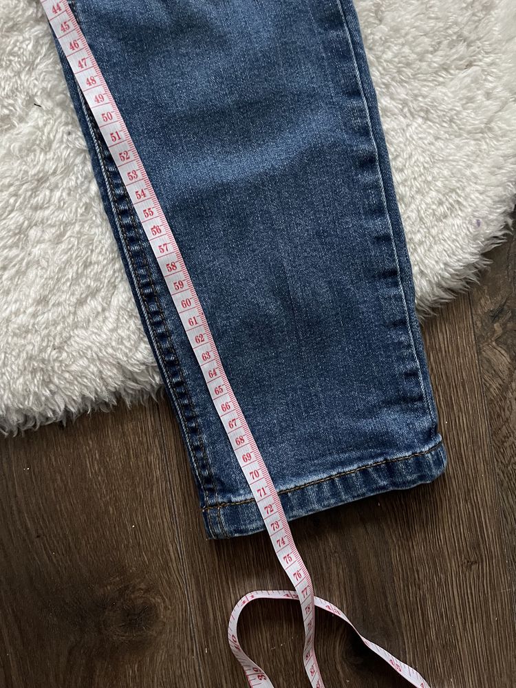 Super jeansy dżinsy Zara r. M granatowe