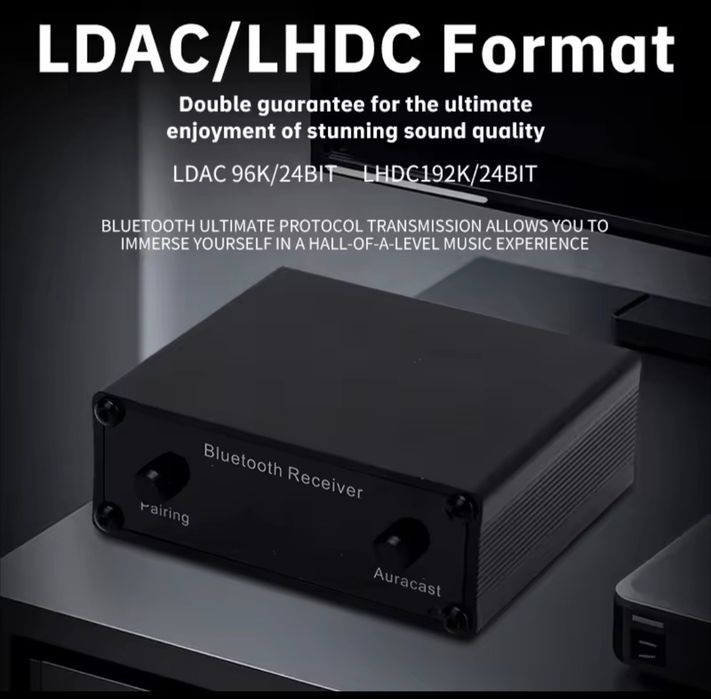 Адаптер Bluetooth 5.4 з підтримкою LDAC та LHDC
Bluetooth 5.4 Адаптер